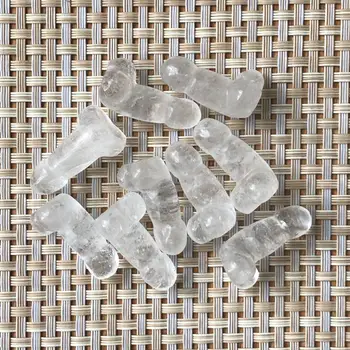 Looduslik kvarts kristalli kivi, käsitsi nikerdatud naine mänguasi käsitöö kristall loominguline tarvikud