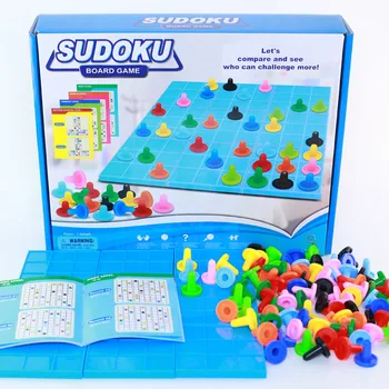 Loogika Vaatluse Mõistatuslik Luure Sudoku lauamäng Värvikas Üheksa Paleed Vanema-lapse Interaktiivse Laste