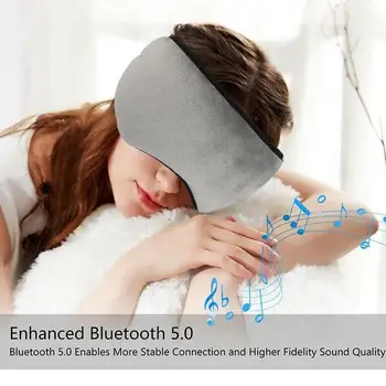 Loominguline Traadita Bluetooth-Kõrvaklapid Magab Silmade Mask Muusika Mängija Elektrikatkestus Vahendid Kaasaskantav Sõge Reisi Asjade Eyepatch