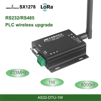 LoRa 433MHz SX1278 RS485 RS232 Liides, rf DTU Saatja 8km Traadita uhf Moodul 433M tööstus-hinne andmete edastamise üksus