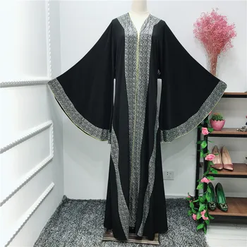 Luksus Femme Kimono Seal Kaftan Handstudded Rüü Dubai Islam Hijab Moslemi Kleit Abaya Kauhtana Marocain Katar, Omaan, Türgi Riided