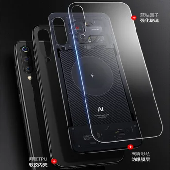Luksus Karastatud Klaasi Puhul Xiaomi Mi 9 TPÜ Pehme Servaga Klaas Kaas Kest Xiaomi Mi 9 Mi9 se Juhul Aixuan
