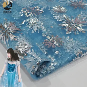 Lumehelves Silma Pruunistavate Tähed Organza Kangast Külmutatud Printsess Kleit Halloween Kleit Riie