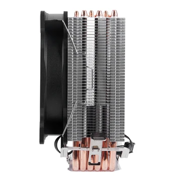 LUMEMEMM 4PIN CPU cooler 6 heatpipe Ühe ventilaator jahutus 12cm fan LGA775 1151 115x 1366 toetust tel AMD