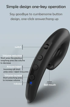 Luu juhtivus kõrvaklapid Bluetooth-veekindel sport kõrvaklapid stereo kõrva-konks kõrvaklapid kerge mitte-ear kõrvaklapid