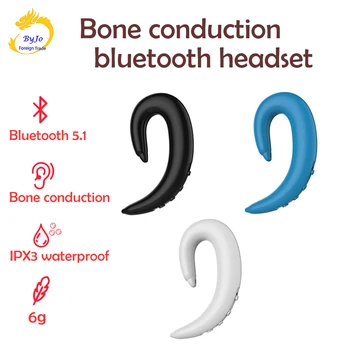 Luu juhtivus kõrvaklapid Bluetooth-veekindel sport kõrvaklapid stereo kõrva-konks kõrvaklapid kerge mitte-ear kõrvaklapid