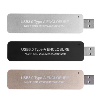 M. 2 SSD Lugeja NGFF USB 3.0 External SSD Ruum Juhul SATA Põhineb Võti B Solid State Drive Adapter 2280 2260 2242 2230