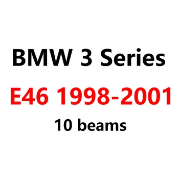M Värv Sport Neer Riba Clip Sisesta Trimmib Kleepsud BMW 3 seeria E46 1998-2001 2002-2004 Auto Iluvõre Kaunistamise Tarvikud