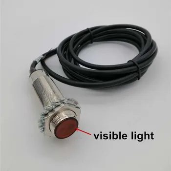 M18 laser sensor /6-36V nähtav hajus infrapuna andur-lüliti NPN fotoelektrilise energia lüliti Reguleeritav 2-50cm
