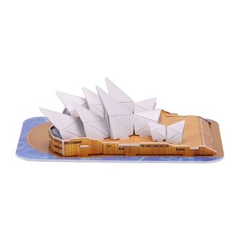 Maailma Kuulsamaid Arhitektuuri 3D Puzzle Austraalia Sydney Opera House Hoone Mänguasjad, Pusled Mõistatusi, Mänguasjad Haridus Mänguasjad Lastele