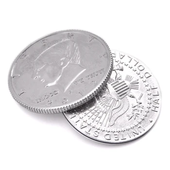 Magnet Käpp Mündi Liblikas Mündid(USD poole Dollari Koopia) Magic Trikke Lõbus lähedalt Trikk Rekvisiidid Komöödia Ilmuvad Magia Näitab