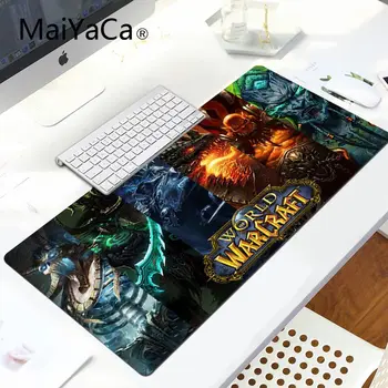 MaiYa Uus Trükitud World of Warcraft wow Klaviatuuri Mängude MousePads Suur Lockedge Mouse pad PC Arvuti matt