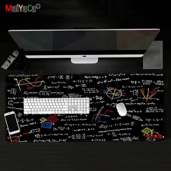 MaiYaCa uustulnukad Matemaatika Keemia Doodles Graafika Sülearvuti Gaming Hiired Mousepad Kummist PC Computer Gaming mousepad