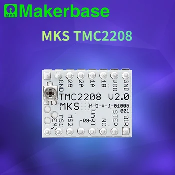 Makerbase MKS TMC2208 2208 Stepper Motor Driver StepStick 3D printeri osad ultra silent Jaoks SGen_L Gen_L Robin Nano