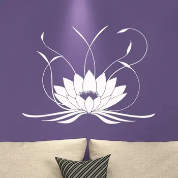 Mandala Lotus Seina Kleebis Vinüül Jooga Seina Decal Jaoks Magamistoaga Kodu Kaunistamiseks Tarvikud Elutuba Kunsti Murals C738