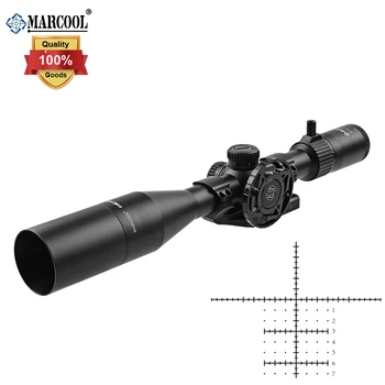 MARCOOL OPTIKA HD 6-24x50 SFIR pikamaa FFP Esimene fokaaltasandilised Shooting Jahindus Riflescope Optiline sihik Collimator Reguleerimisala