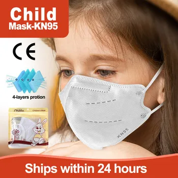 Masques Enfant Mascarillas ffp2 kn95 Lapse Mask 6-9 aastased Tüdrukud Poisid Respiraatorit Korduvkasutatavad Kaitsva Suu Maskid Mondkapjes
