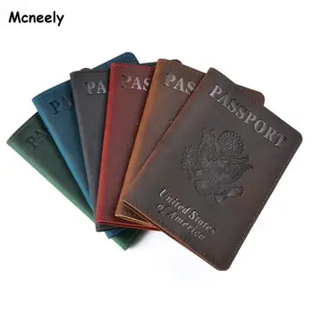 Mcneely üks Hull Hobune Nahast Pass Kate Tahke Krediitkaardi ID-kaardi Omaniku Pass Juhul, Äri Unisex Reisi Rahakoti puhul USA