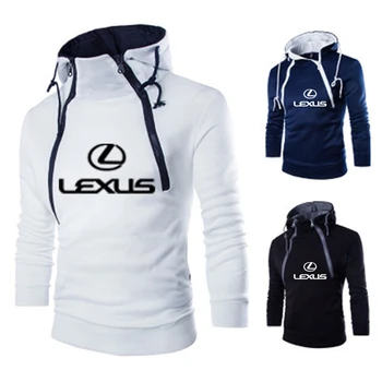 Meeste hupparit Lexus Auto Logo Trükitud Dressipluus kevad sügis Fashion kõrge kvaliteediga puuvilla Meeste hupparit casual Sportswear