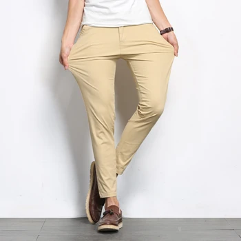 Meeste Slim Kleit Püksid Smart Casual Pikk Ülikond Püksid Meeste Vabaaja Värviga Elastsed Taskud, Õhuke Pikk Sirge Püksid Sobivad Püksid