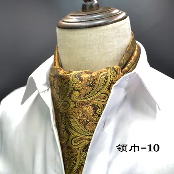 Meeste Vintage Polka Dot Pulm Ametlik Cravat Ascot Ise Briti stiilis Härrasmees Polüester Silk Paisley Kaela Pael Sobiks Pulm