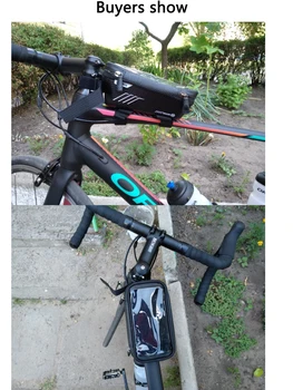 METSIK MEES jalgratta kott lenkstangi EVA mobiilne puutetundlik telefon pakett Suure jõudlusega Veekindel MTB Road bike ees toru kott