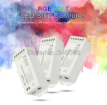 Mi.kerge FUT045 RGB+CCT LED Riba, Kontroller DC12V 24V-6A/AHELS-sse, Max 15A, WiFi Ühilduv töötavad RGB+CCT LED Ribad