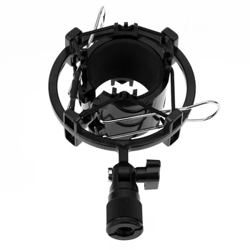 Mikrofon Šokk Mount Omanik Seista Mikrofon Mic Rippuvad Sulg Stabilisaator 43-55mm Suur Membraaniga Kondensaator Mikrofon