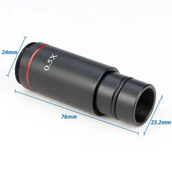 Mikroskoobi Adapter kaamera 23.2 mm 0,5 X Vähendamise Mikroskoobi Objektiivi Elektrooniline Pildiotsija 0,5 X C mount adapter CCD Kaamera