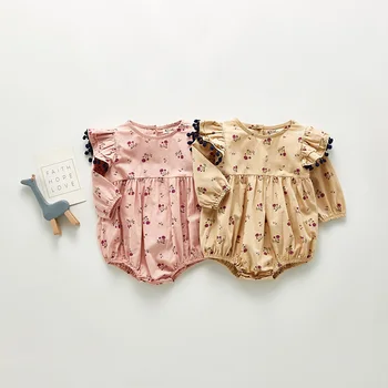 MILANCEL 2020. aasta uus beebi riided õie beebi tüdrukute riided sügisel imiku tüdrukud bodysuit beebi riided