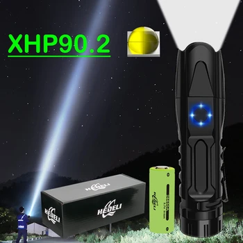 Mini 300000 luumenit xhp90.2 kõige võimas led taskulamp torch xhp70 laetav Taktikalised taskulambid usb xhp50 käsi lambi xhp70.2