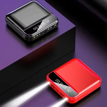 Mini 30000mAh Power Bank Kaasaskantav Telefon Laadija Väljas Reisi Powerbank LED Valgus Poverbank LCD Digitaalne Ekraan Nutitelefoni