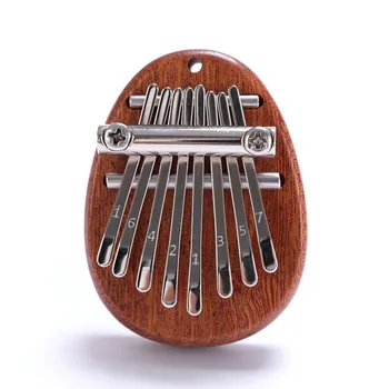 Mini 8 Võtmed Kalimba Mahagon Pöidla Sõrme Klaver Löökpillid Muusikariista Kerge Kaasaskantav Muusika Elemendid
