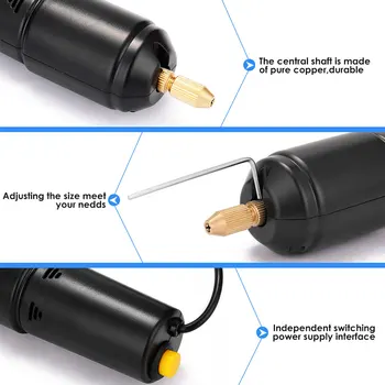 Mini Electric Drill Pihuarvutite Jaoks Epoksüvaik-Ehete Tegemine, Puidust Käsitöö-Tööriistad, 5V USB-Pistik Ehted Tegemine