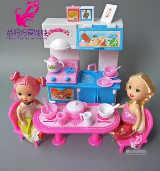 Mini funiture mänguasi mini mängida mannekeeni maja tarvikud tüdruku sünnipäeva uue aasta kingitus kohal