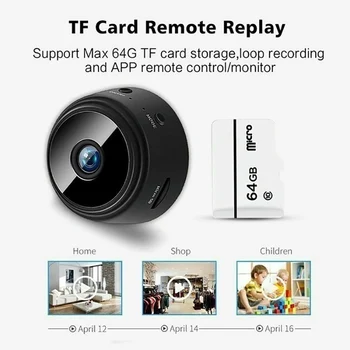 Mini IP Kaamera 1080P Andur Öise Nägemise Videokaamera Algatusel DVR Kaamera Micro Sport DV Video Väike Kaamera, Kaug-Monitor Telefoni App
