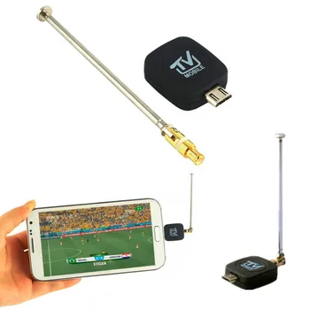 Mini Micro-USB-DVB-T Sisendiga Digitaalne Mobiil-TV-Tuner-Vastuvõtja Android 4.1-5.0 EPG-d Toetab HDTV Vastuvõtmine