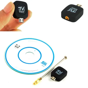 Mini Micro-USB-DVB-T Sisendiga Digitaalne Mobiil-TV-Tuner-Vastuvõtja Android 4.1-5.0 EPG-d Toetab HDTV Vastuvõtmine
