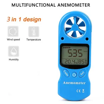 Mini Mitmeotstarbeline Anemomeeter Digitaalse Anemomeeter LCD TL-300 Tuule Kiirus Temperatuur Niiskus Meeter Hygrometer Termomeeter