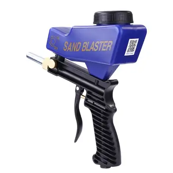 Mini Reguleeritav Liivapritsi Voolu Spray Gun Raskuse Pneumaatilised Sandblaster Relv Reguleeritav Voolu Kiirus On Vahetatav Otsik