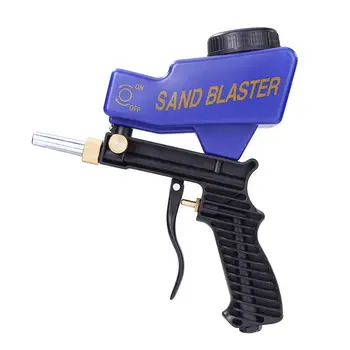Mini Reguleeritav Liivapritsi Voolu Spray Gun Raskuse Pneumaatilised Sandblaster Relv Reguleeritav Voolu Kiirus On Vahetatav Otsik