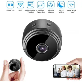 Mini Wireless IP Kaamera, 2,4 GHz WiFi 720P Home Security - järelevalve öö mobiil avastamine kaamera dropshipping