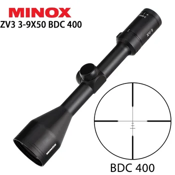 MINOX ZV 3 3-9X50 BDC 400 Reticle Jahi Püss Reguleerimisala 1 Tolline Toru Long Eye Relief Taktikaline Optiline sihik RifleScopes