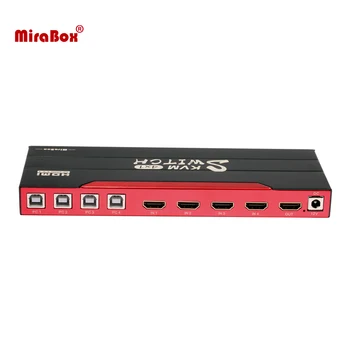 Mirabox 4K@60Hz Töö Kodust KVM Switcher 4 porti HDMI KVM Switcher jaoks SOHO Asukoht