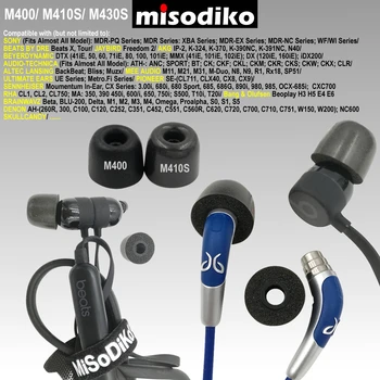 Misodiko M410S Mälu Vaht Earbuds Vihjeid Eartips jaoks Sennheiser Hoogu Kõrva, CX 3.00/ Denon AH-W150/ B&O Beoplay H3 H5 E4 E6