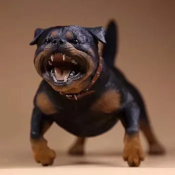 Mnotht 1/6 Skaala saksa Rottweiler Mudel Vaik Simulatsioon Loomade Koera Skulptuur Mudel 12in Tegevus Joonis Mänguasjad Kogud