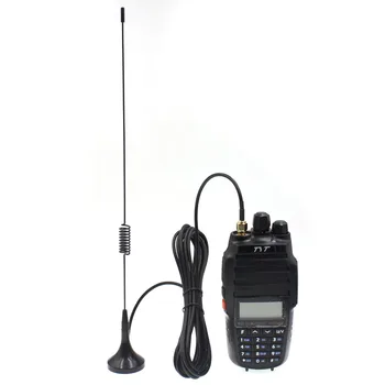 Mobile Dual Band Magnet Antenn UT-102-SMA-M 130/430MHz 3 meetri antenn Baofeng TYT Walkie Talkie jne