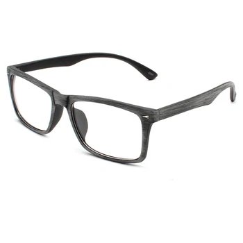 Moe uus isiksus klaasid raami lihtne classic kunstnahast puit tera korter peegel trend saab olema varustatud lühinägevus prillid