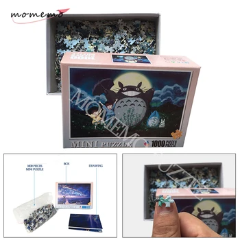 MOMEMO Minu Naaber Totoro Puzzle Mänguasjad 1000 Tükki Puzzle Täiskasvanutele Koomiks Anime Puidust Puzzle Lapsed, Haridus Mänguasjad