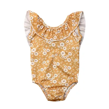 Mood Laps Beebi Tüdrukud Õie BIkini Supelpüksid Ujumistrikoo trikoo Beachwear 2019 Uusi Suvel sunsuit 1-6T